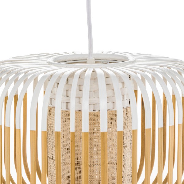 Colgante Bamboo light S blanco